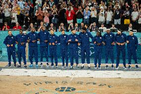 Paris 2024 - The men's Gold Medal basketball between France and USA