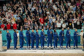 Paris 2024 - The men's Gold Medal basketball between France and USA