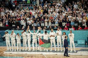 Paris 2024 - The men's Gold Medal basketball between France and USA