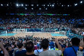 Paris 2024 - The men's Gold Medal basketball between France and USA