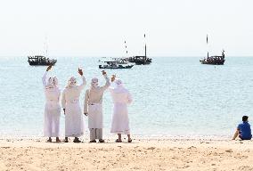 KUWAIT-HAWALLI GOVERNORATE-PEARL DIVING FESTIVAL