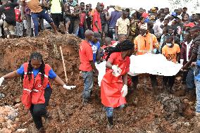 UGANDA-WAKISO-GARBAGE DUMP-LANDSLIDE