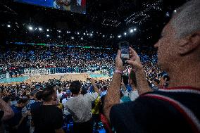 Paris 2024 - The men's Gold Medal basketball between France and USA