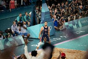 Paris 2024 - The men's Gold Medal basketball between France and USA