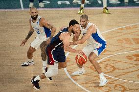 Paris 2024 - The men's Gold Medal basketball between France and USA