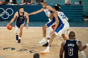 Paris 2024 - The men's Gold Medal basketball between France and USA