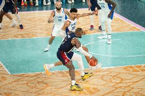 Paris 2024 - The men's Gold Medal basketball between France and USA