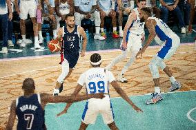 Paris 2024 - The men's Gold Medal basketball between France and USA