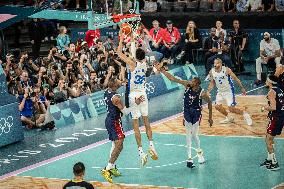 Paris 2024 - The men's Gold Medal basketball between France and USA