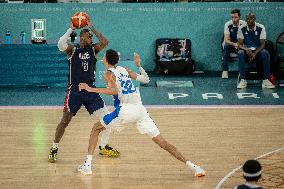 Paris 2024 - The men's Gold Medal basketball between France and USA