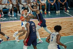 Paris 2024 - The men's Gold Medal basketball between France and USA