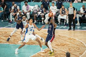 Paris 2024 - The men's Gold Medal basketball between France and USA