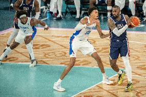 Paris 2024 - The men's Gold Medal basketball between France and USA