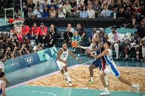 Paris 2024 - The men's Gold Medal basketball between France and USA