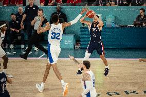 Paris 2024 - The men's Gold Medal basketball between France and USA