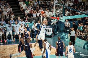 Paris 2024 - The men's Gold Medal basketball between France and USA