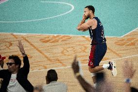 Paris 2024 - The men's Gold Medal basketball between France and USA