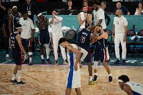 Paris 2024 - The men's Gold Medal basketball between France and USA