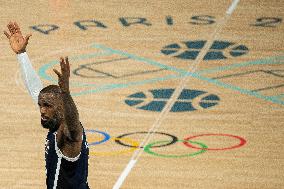 Paris 2024 - The men's Gold Medal basketball between France and USA