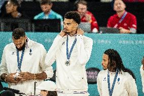 Paris 2024 - The men's Gold Medal basketball between France and USA