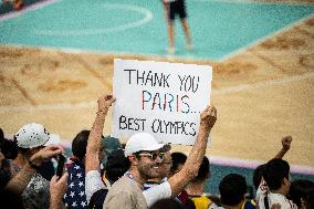 Paris 2024 - The men's Gold Medal basketball between France and USA