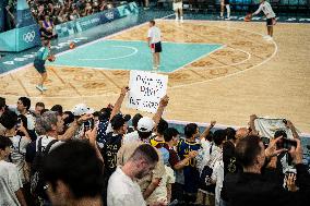 Paris 2024 - The men's Gold Medal basketball between France and USA