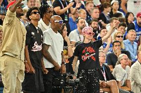 Paris 2024 - Carmelo Anthony At France v USA Basketball Final