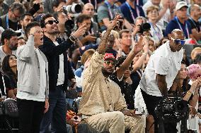 Paris 2024 - Carmelo Anthony At France v USA Basketball Final