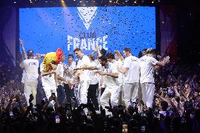 Paris 2024 - French Volleyball Team At Club France