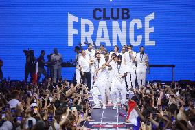 Paris 2024 - French Volleyball Team At Club France