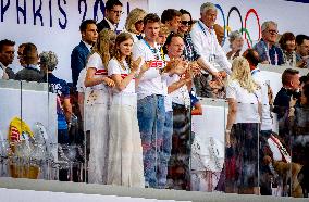 Paris 2024 - Royals At The Athletics Event