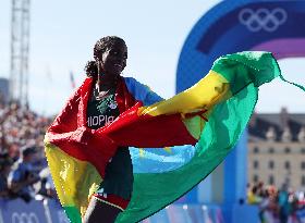 (PARIS2024) FRANCE-PARIS-OLY-ATHLETICS-WOMEN'S MARATHON