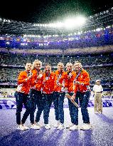 Paris 2024 - Athletics - Dutch Team Wins Silver In Women's 4x400m Relay