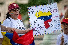 Rally Of Venezuelans In Lisbon