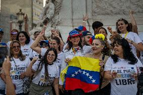 Rally Of Venezuelans In Lisbon