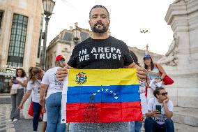 Rally Of Venezuelans In Lisbon