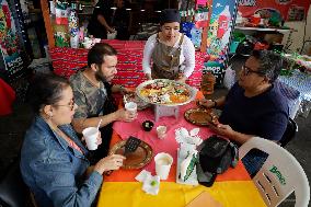 Enchilada Fair In Iztapalapa, Mexico