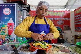 Enchilada Fair In Iztapalapa, Mexico