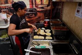 Enchilada Fair In Iztapalapa, Mexico