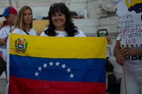 Venezuelans In Lisbon Vigil For Freedom In Venezuela