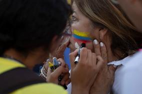 Venezuelans In Lisbon Vigil For Freedom In Venezuela