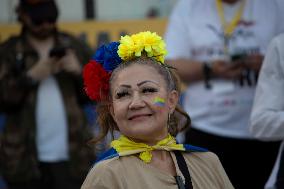 Venezuelans In Lisbon Vigil For Freedom In Venezuela