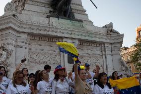 Venezuelans In Lisbon Vigil For Freedom In Venezuela