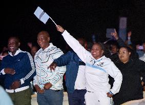 (SP)BOTSWANA-GABORONE-PARIS OLYMPICS-CELEBRATION