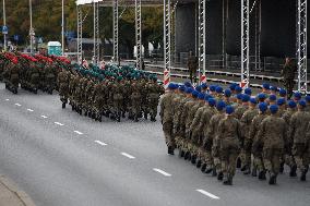 Polish Armed Forces Rehearsal Before Armed Forces Day.