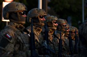 Polish Armed Forces Rehearsal Before Armed Forces Day.