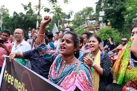 Hindu Community Protests Against Violence - Dhaka