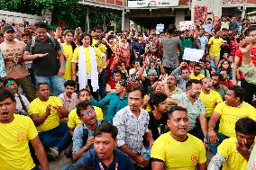 Hindu Community Protests Against Violence - Dhaka