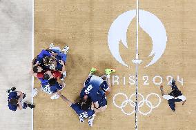 Paris 2024 - France Wins A Gold Medal In Volleyball