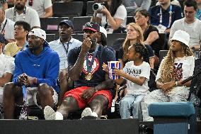 Paris 2024 - LeBron James At Women's Basketball Final